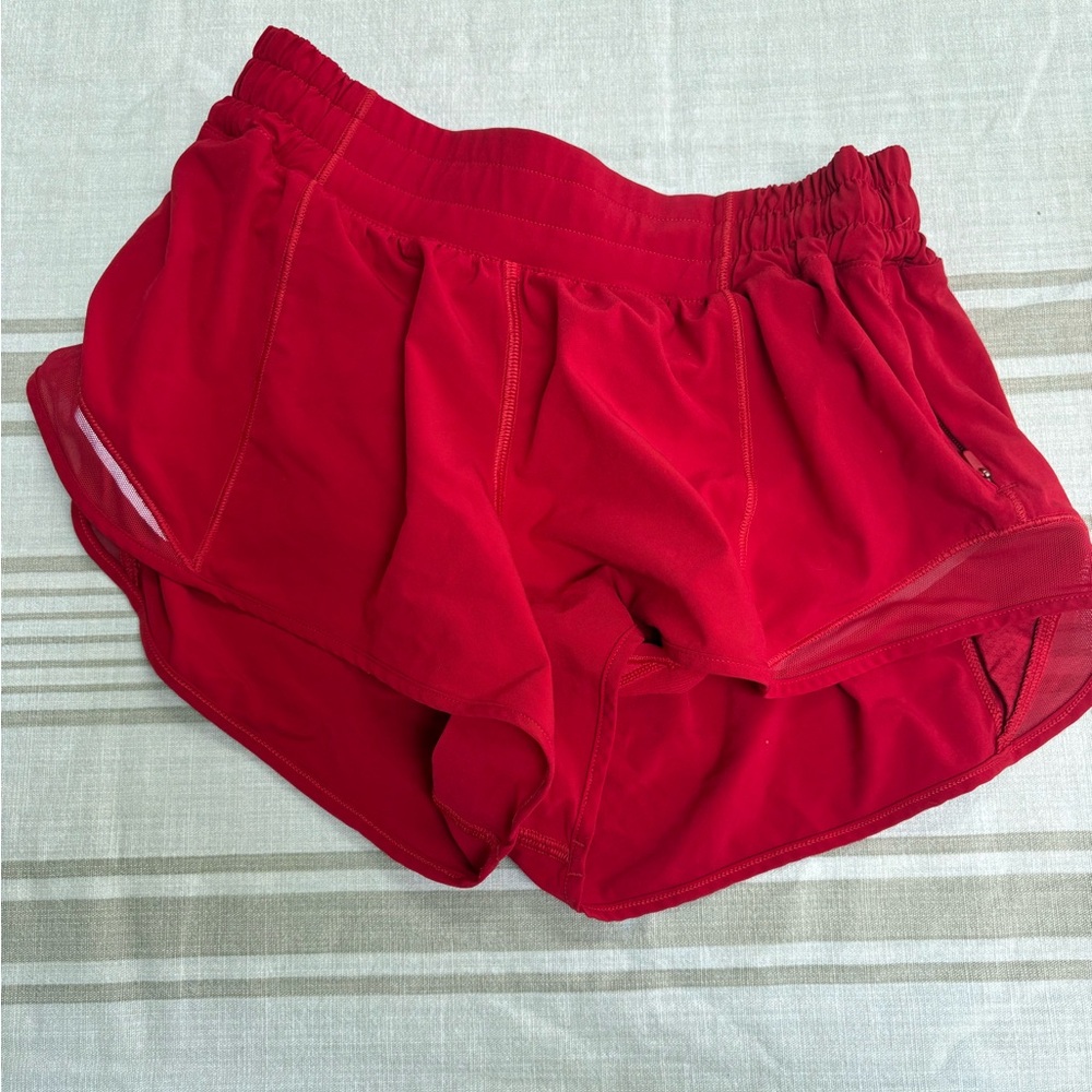lululemon athletica Red Women's Athletic Shorts